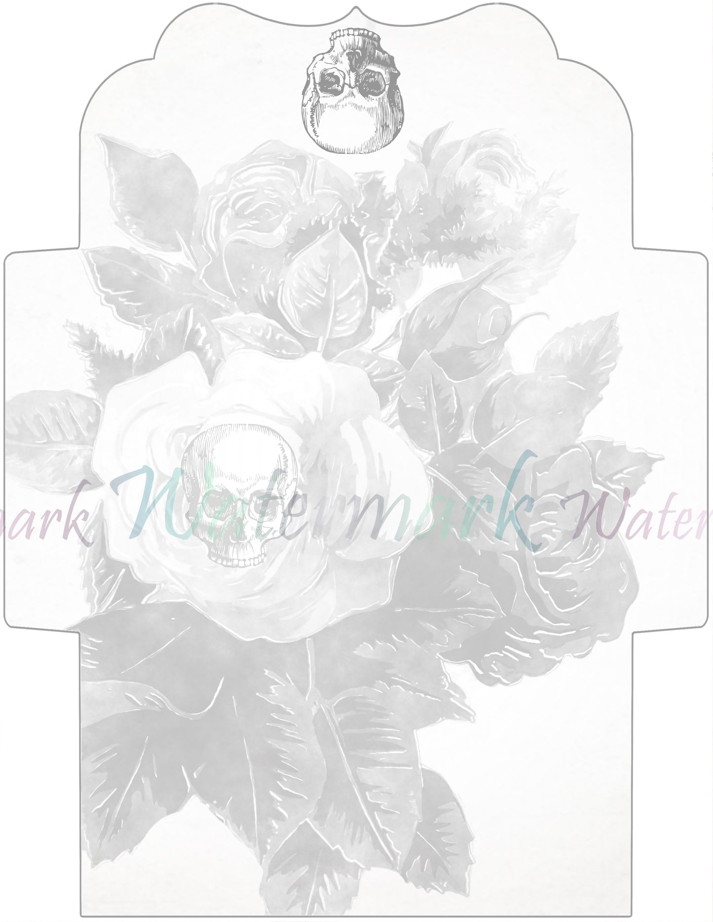 Floral Skull - Digital