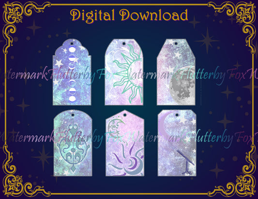 Astrology Gift Tags - Digital
