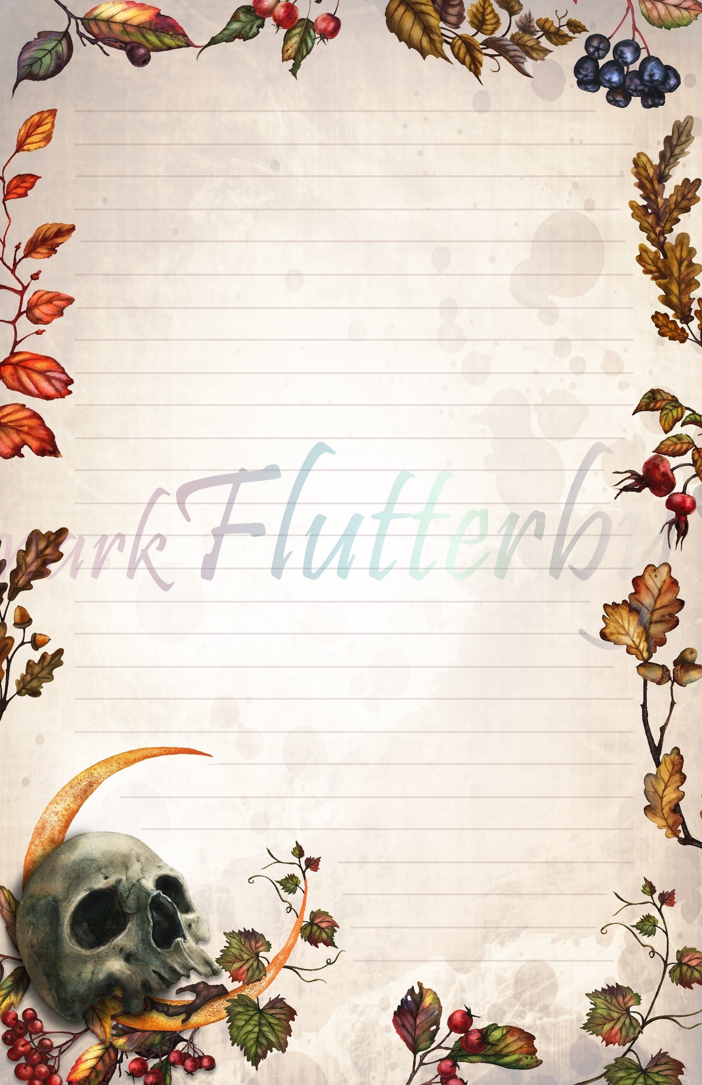 Autumn Haunting Half Sheet Set