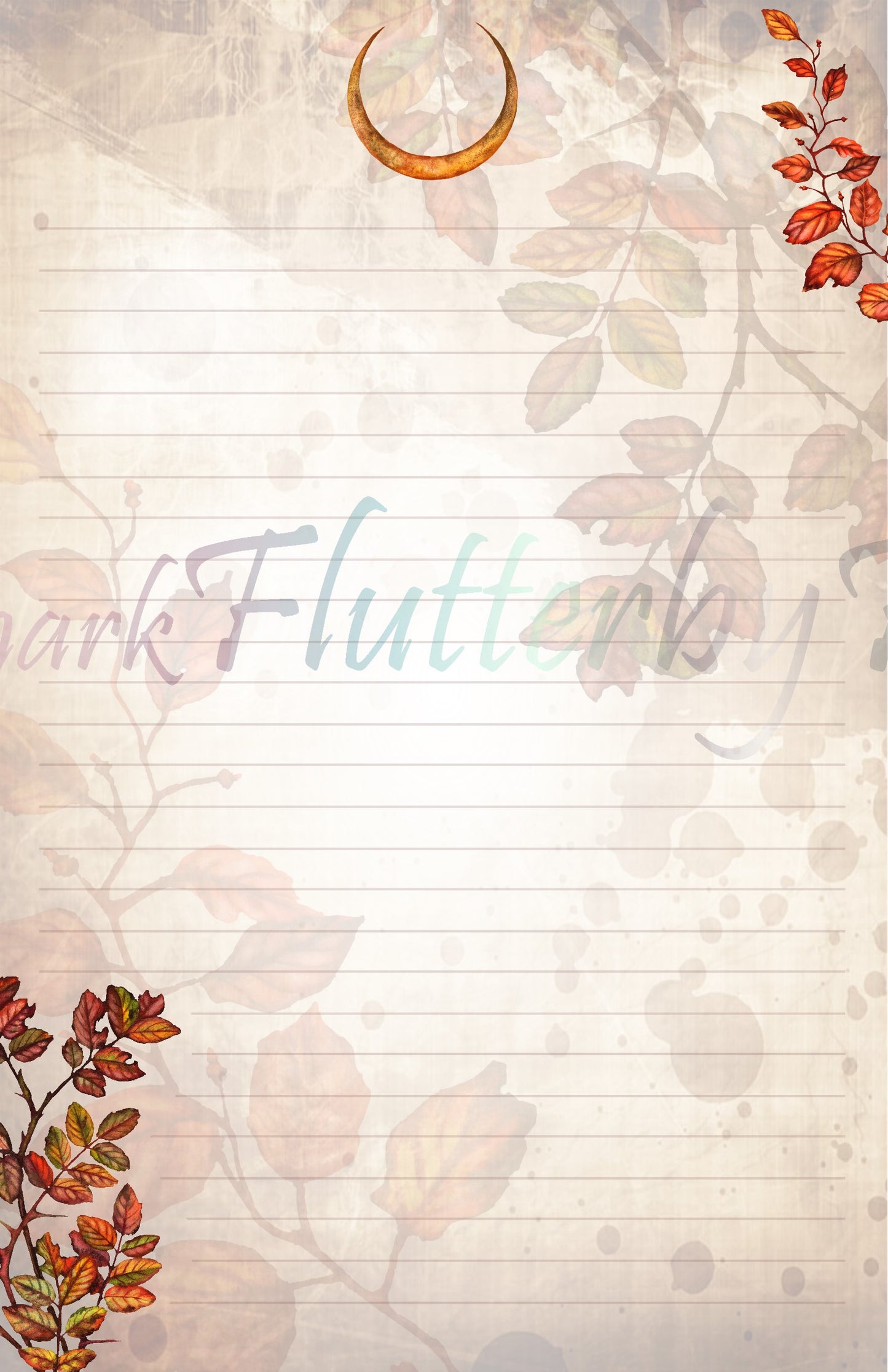 Autumn Haunting Half Sheet Set