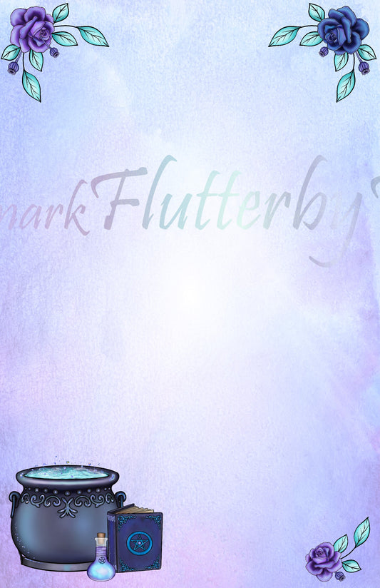 Blue Witchcraft Half Sheet Set