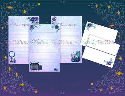 Blue Witchcraft Half Sheet Set