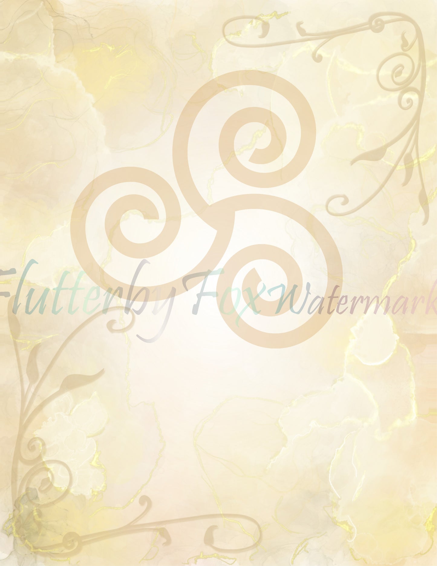 Gold Triskelion