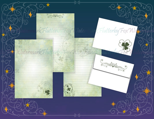 Clover Swirls Half Sheet Set