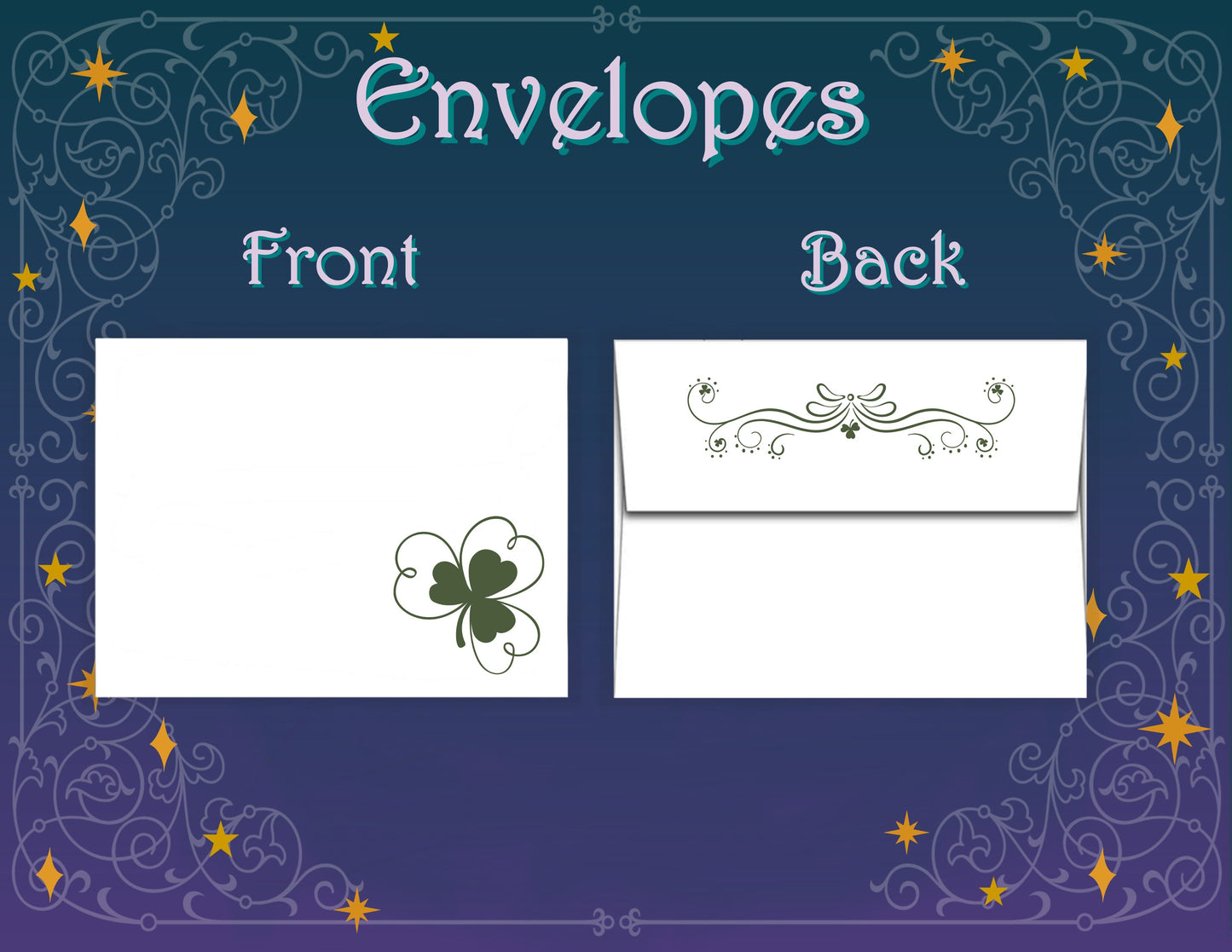 Clover Swirls Half Sheet Set