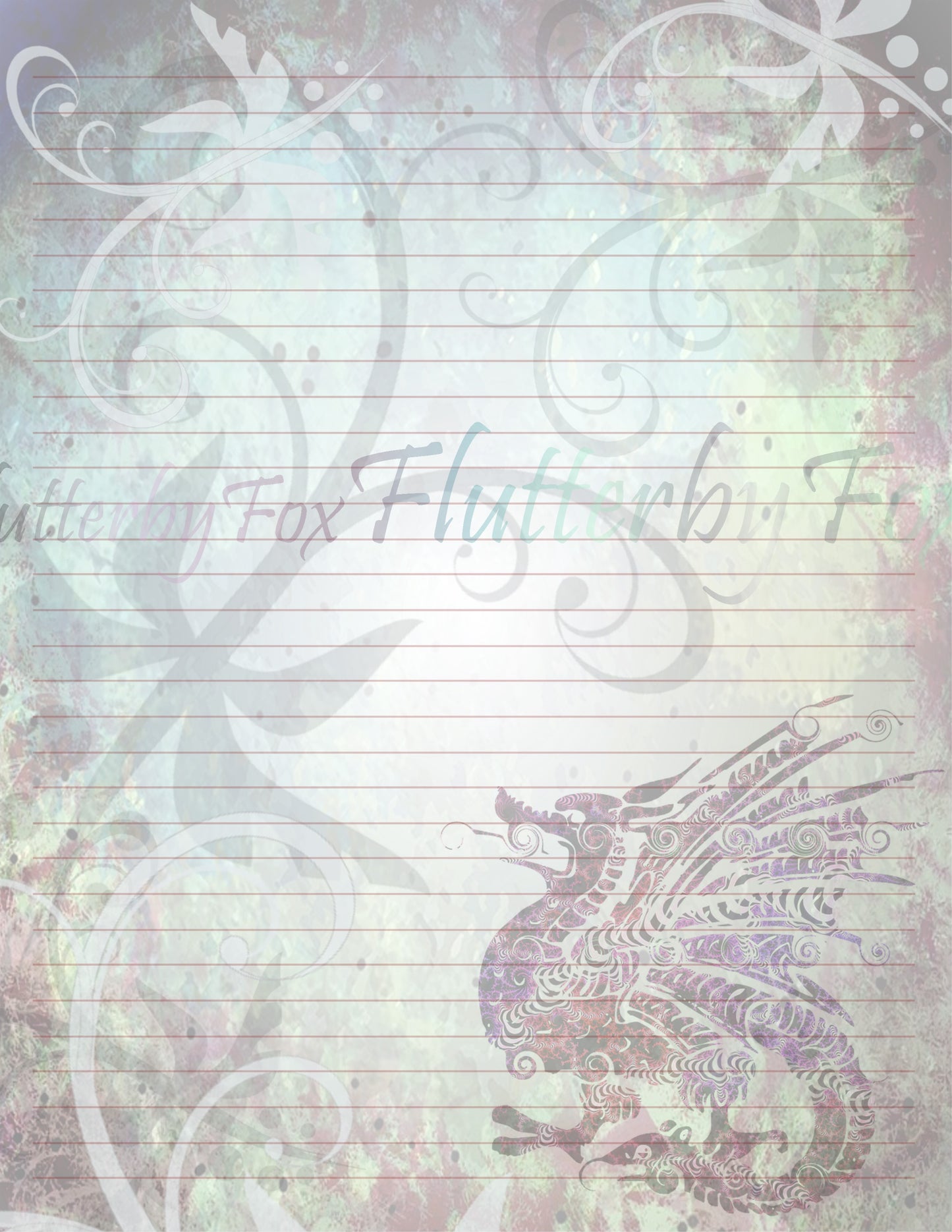 Medieval Dragon Stationery