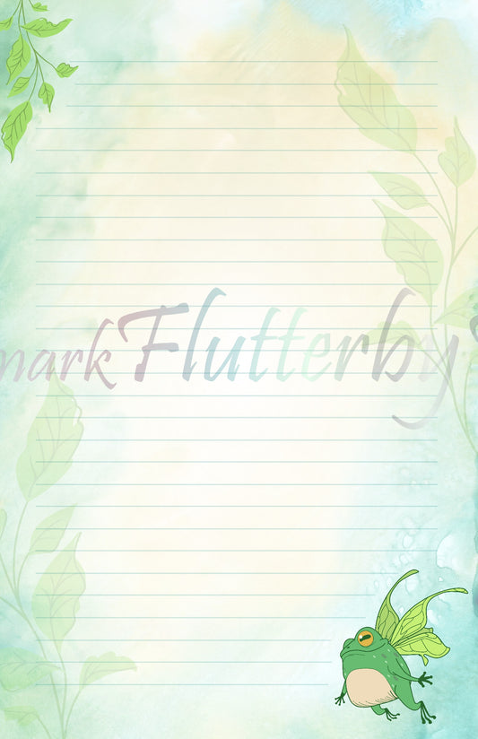 Fairy Frogs Half Sheet Set