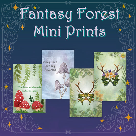 Fantasy Forest Mini Prints