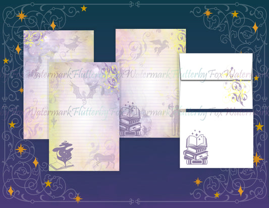 Fantasy Reader Half Sheet Set