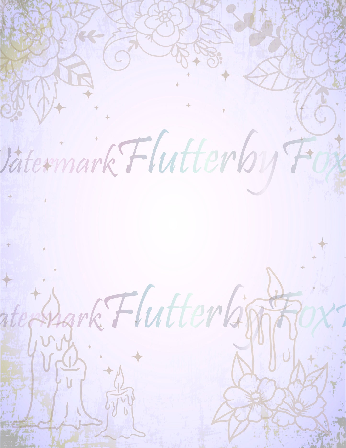 Floral Candle