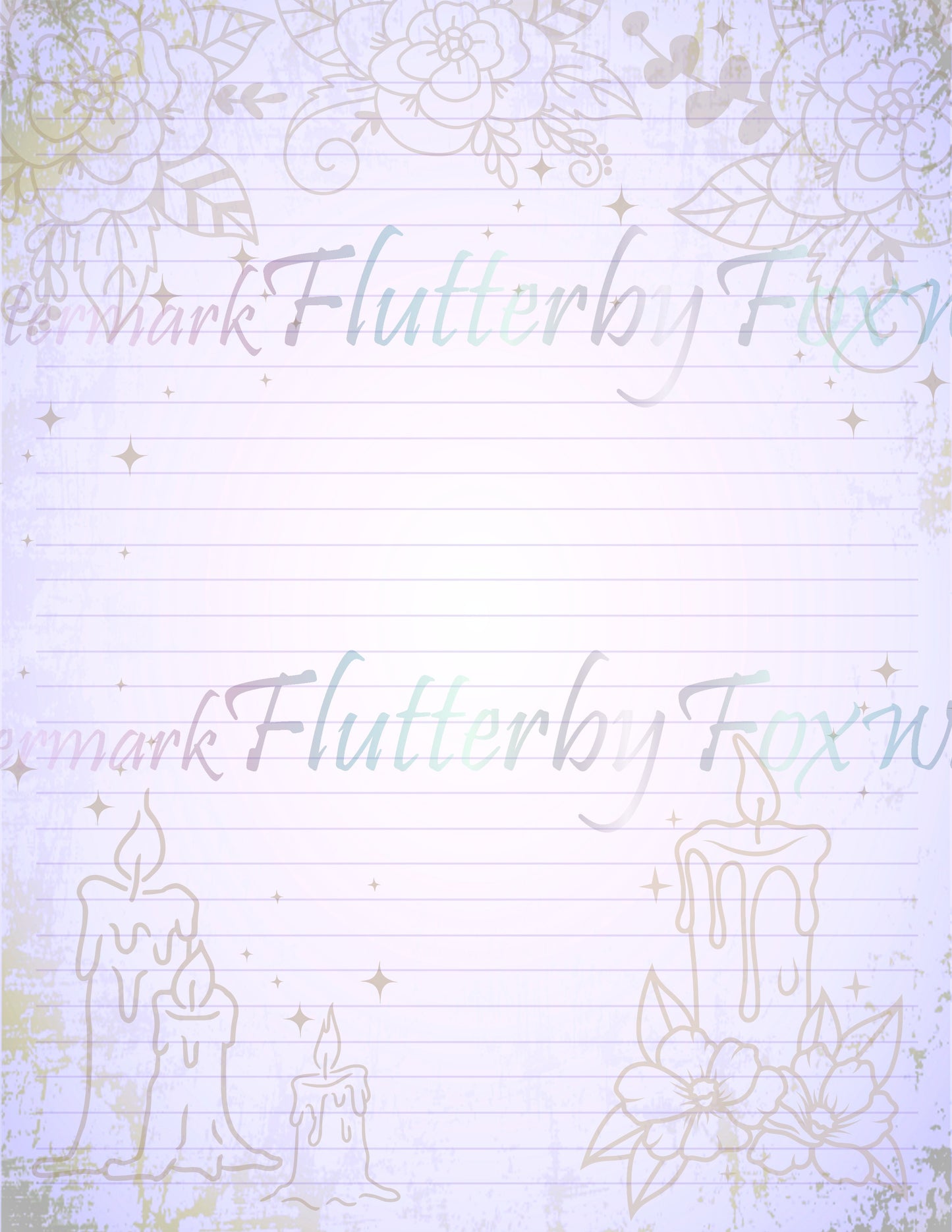 Floral Candle