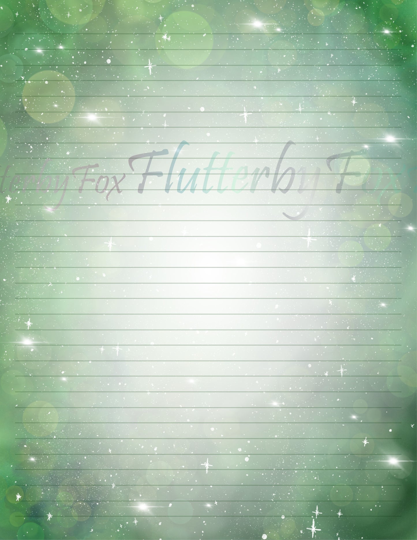 Galaxy Writing Paper - Digital