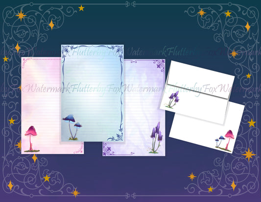 Glow Shrooms Half Sheet Set