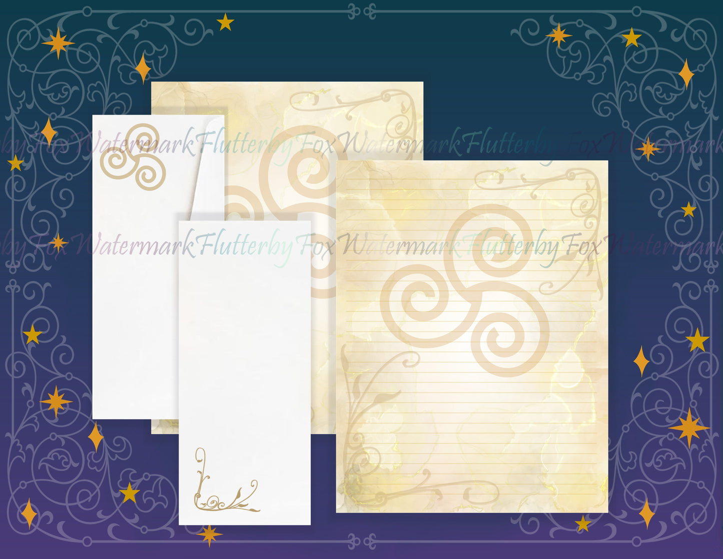 Gold Triskelion