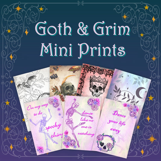 Goth & Grim Mini Prints