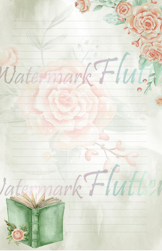 Green Books Half Sheet Set