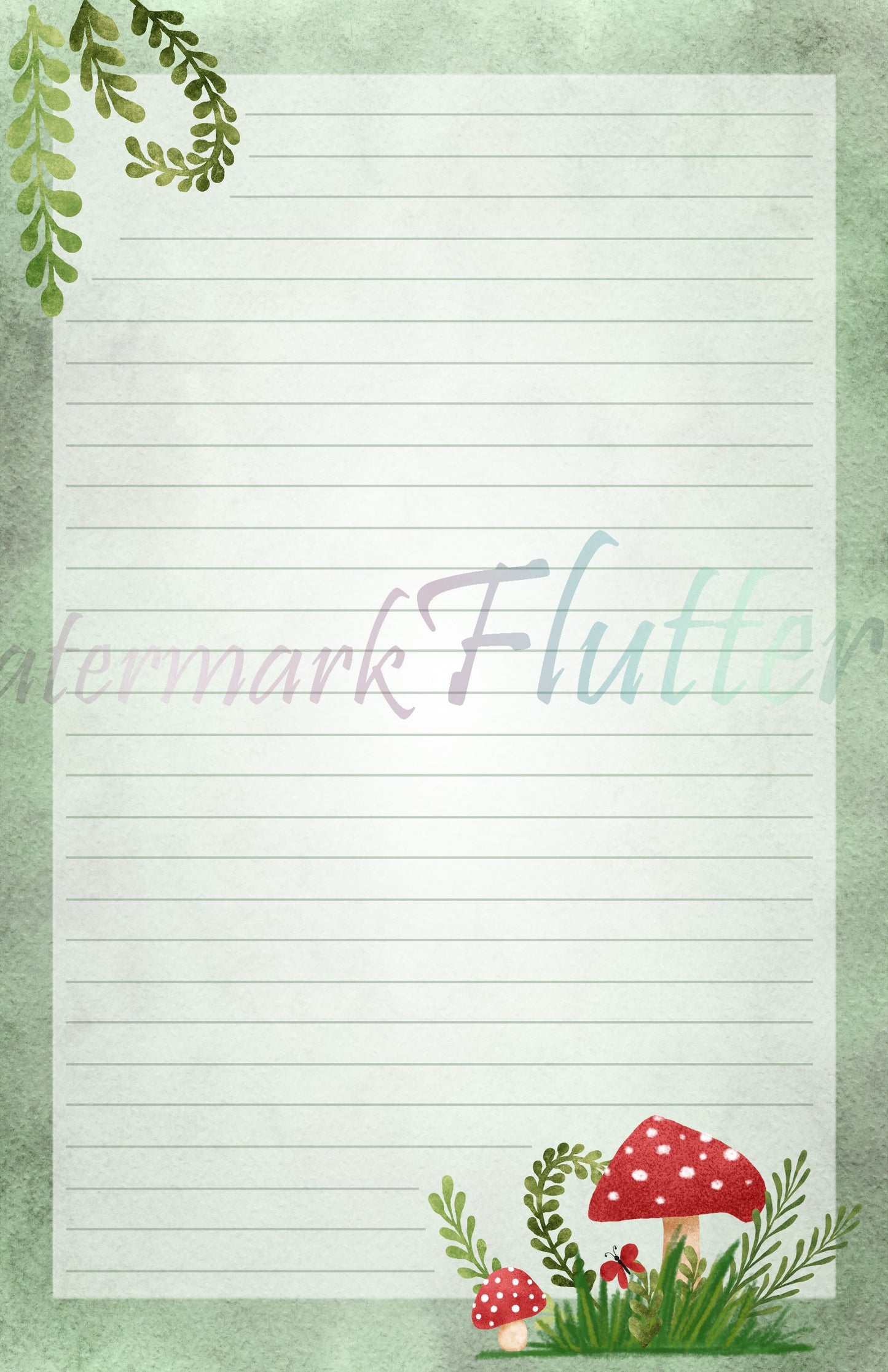 Red Mushrooms Half Sheet Set