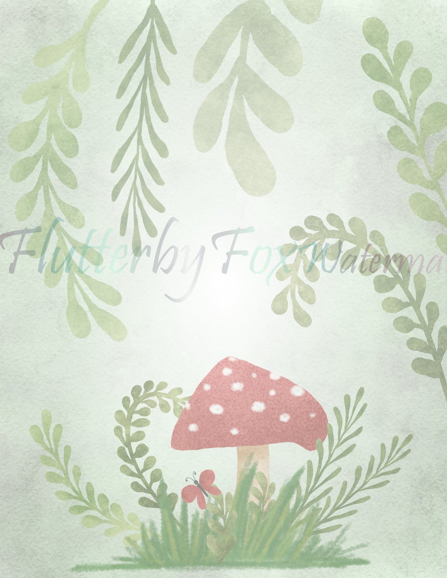 Mossy Mushrooms Set