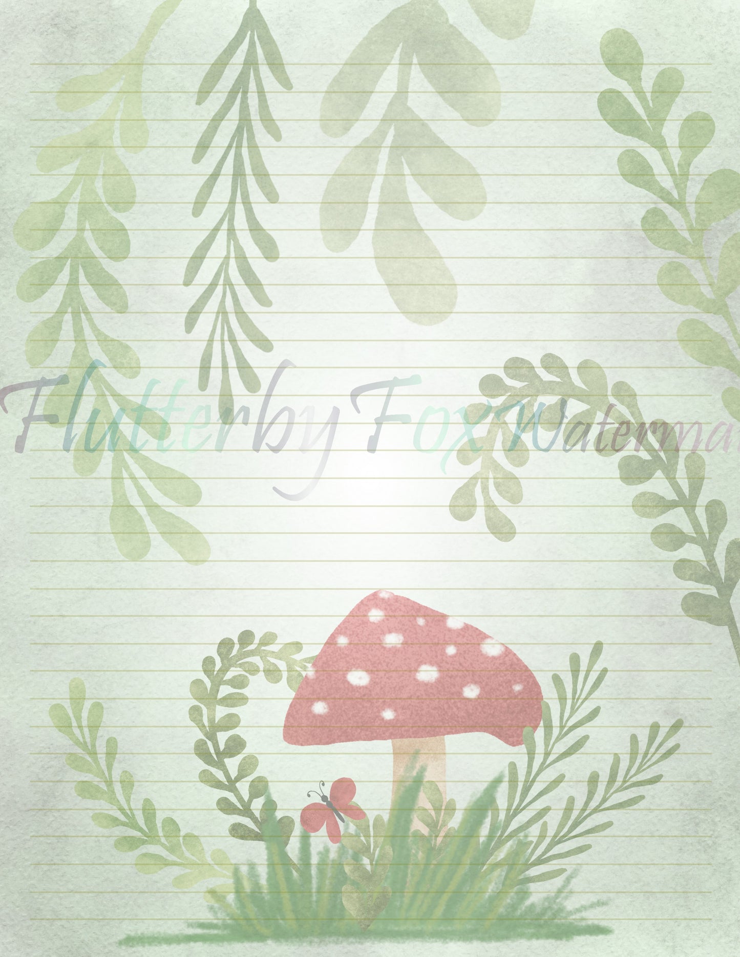 Mossy Mushrooms Set