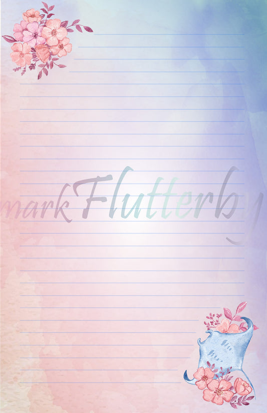 Floral Ocean Half Sheet Set