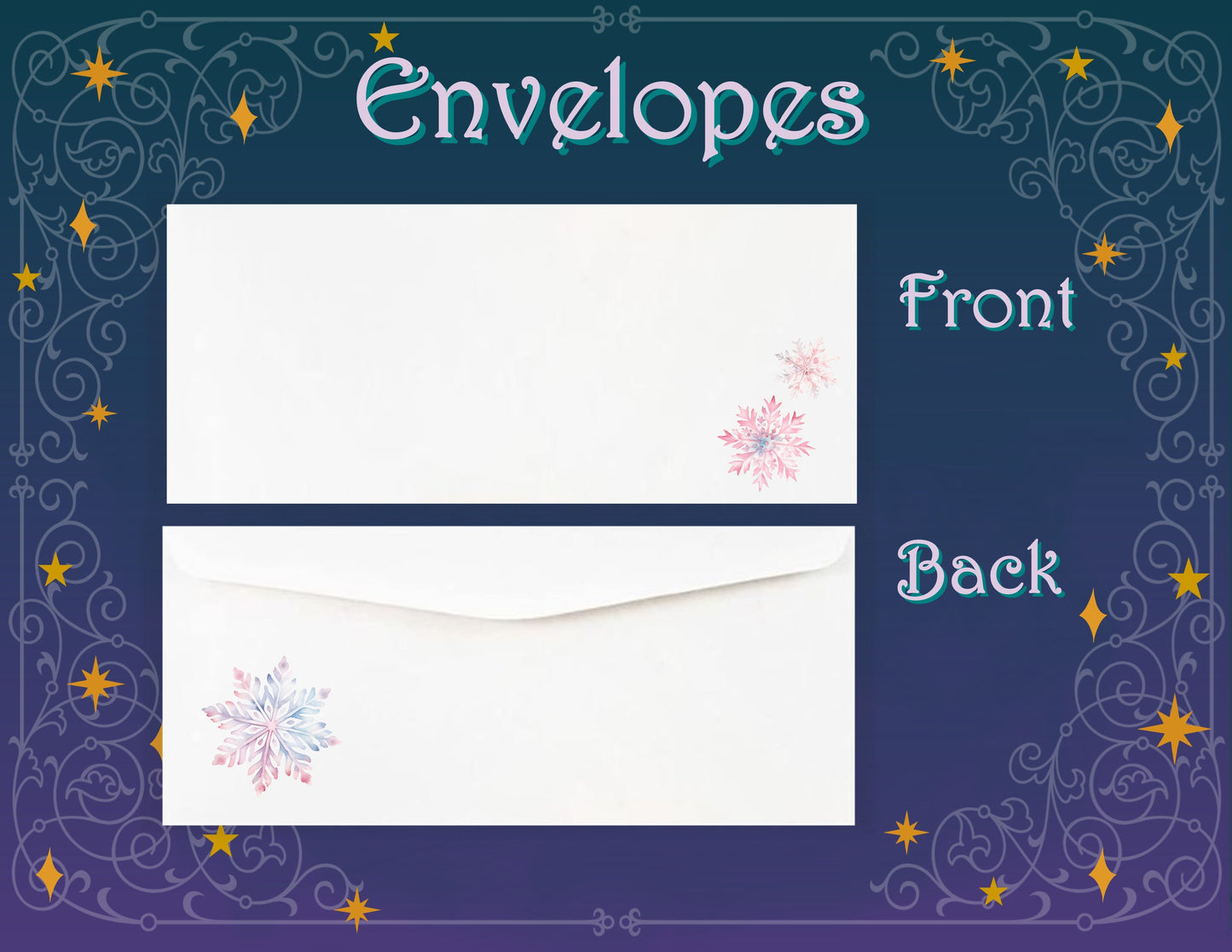 Pastel Snowflakes