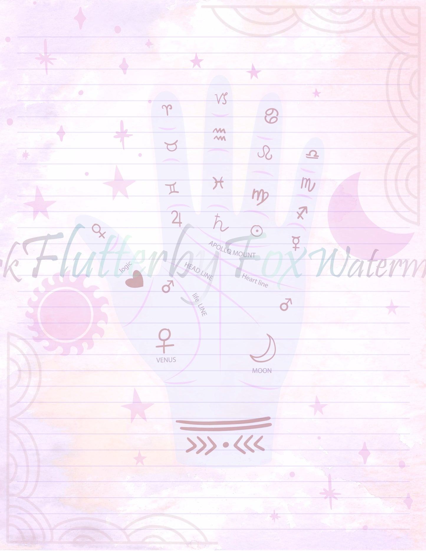Pink Palm Reading