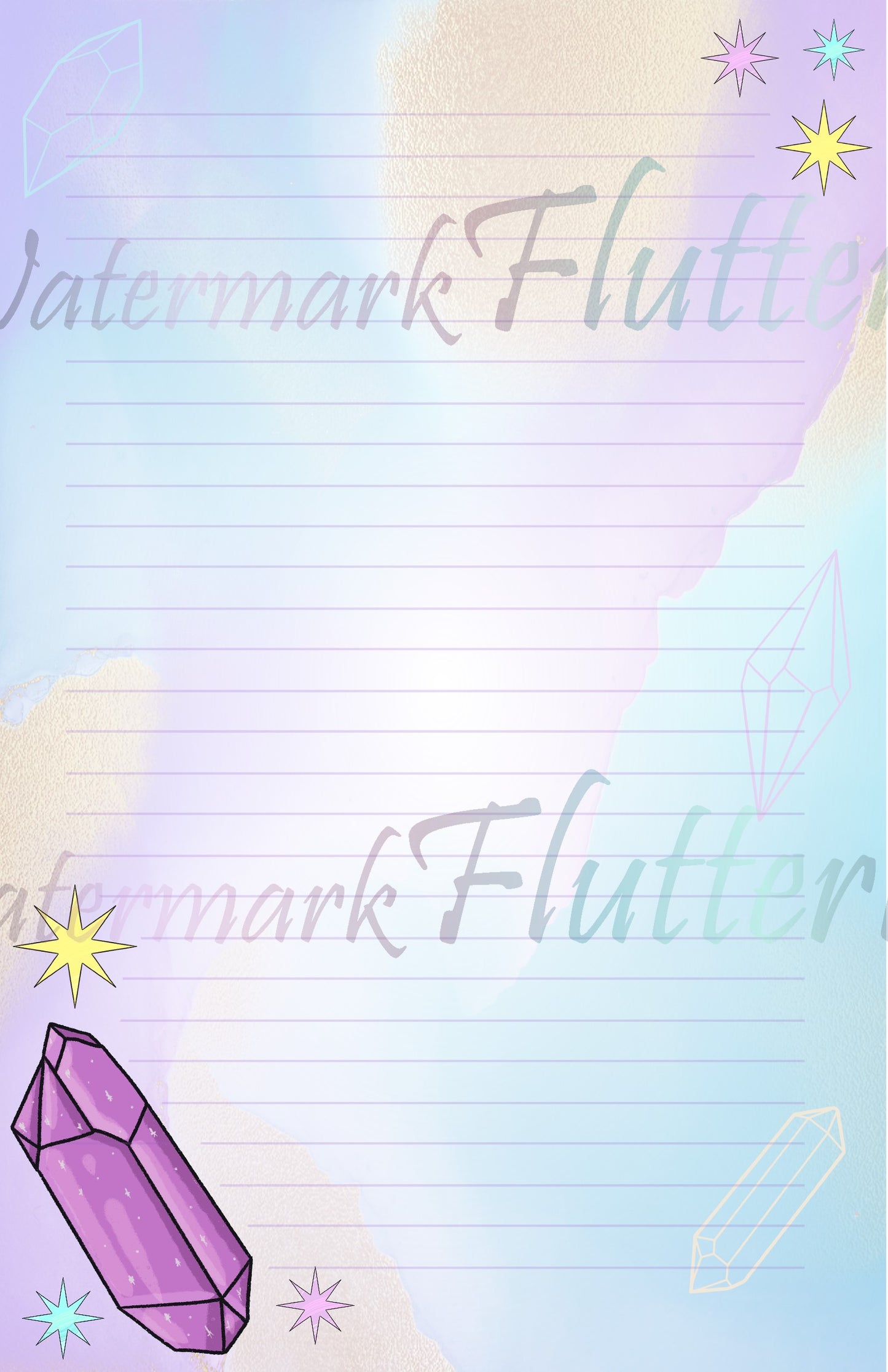 Sparkle Gemstones Half Sheet Set