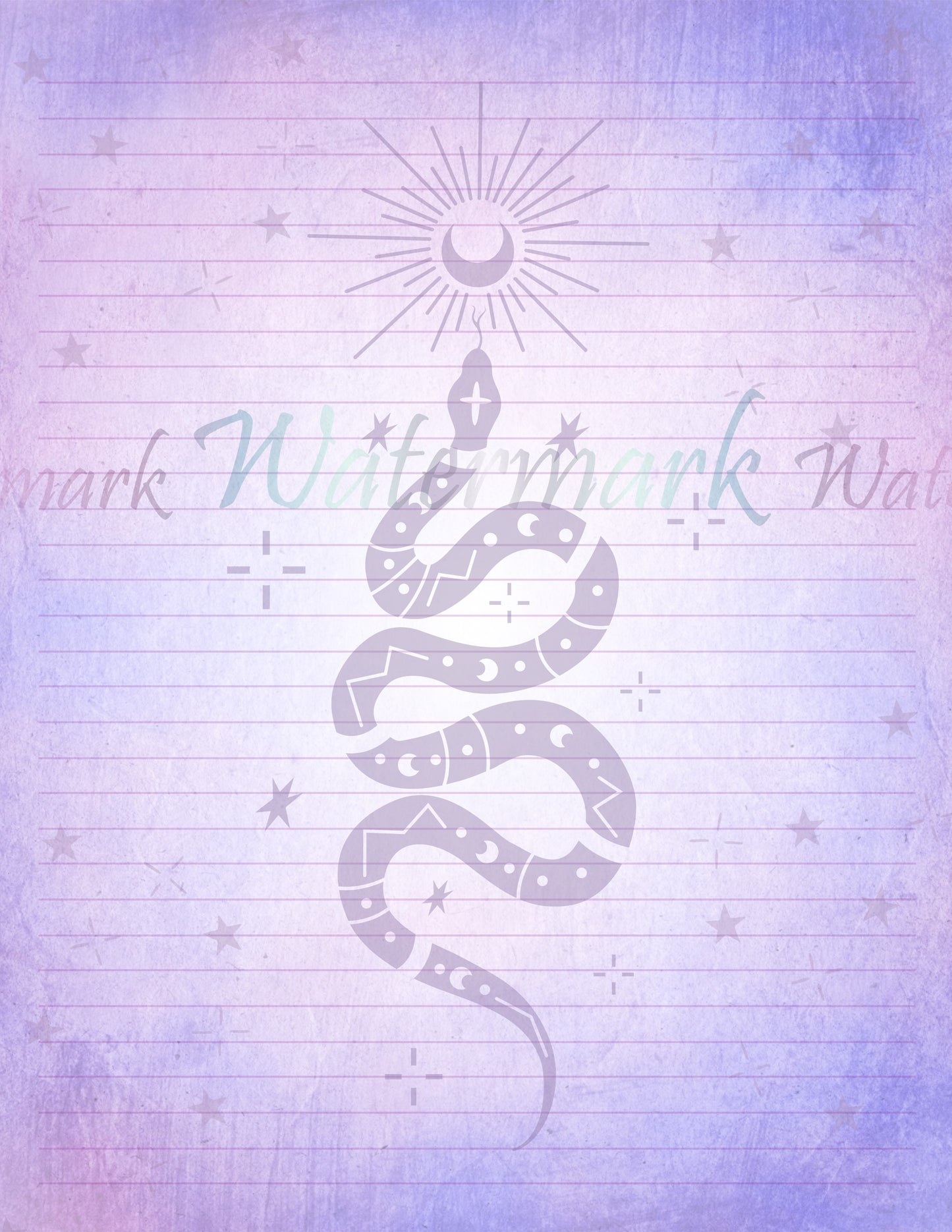 Star Snake Stationery