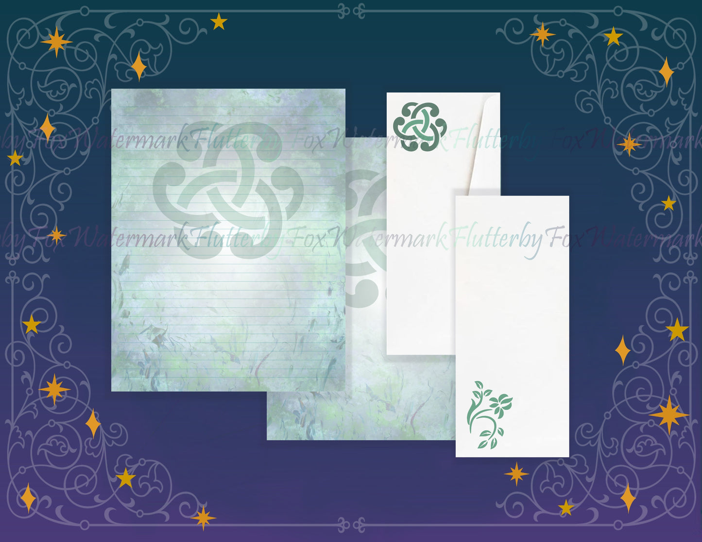 Teal Celtic Knot