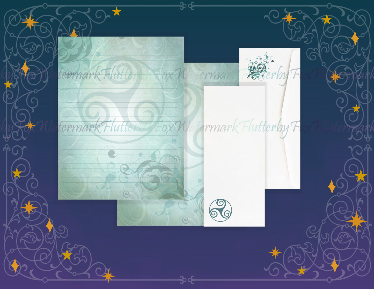 Teal Triskelion