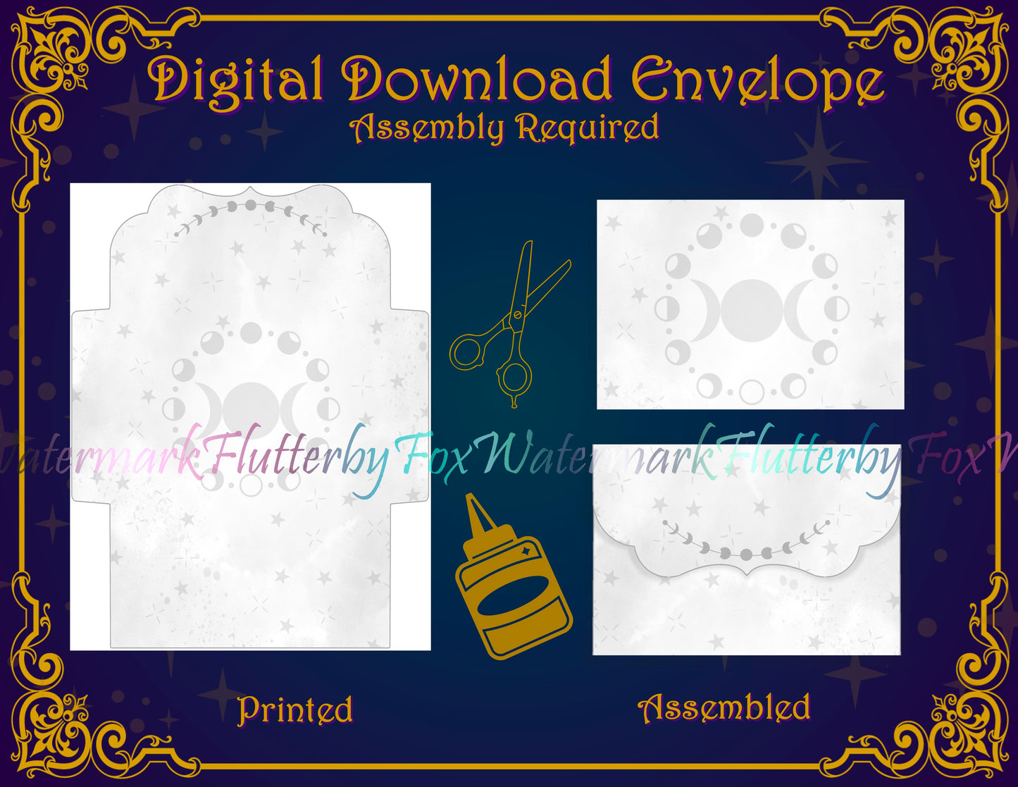 Moon Phases Stationery