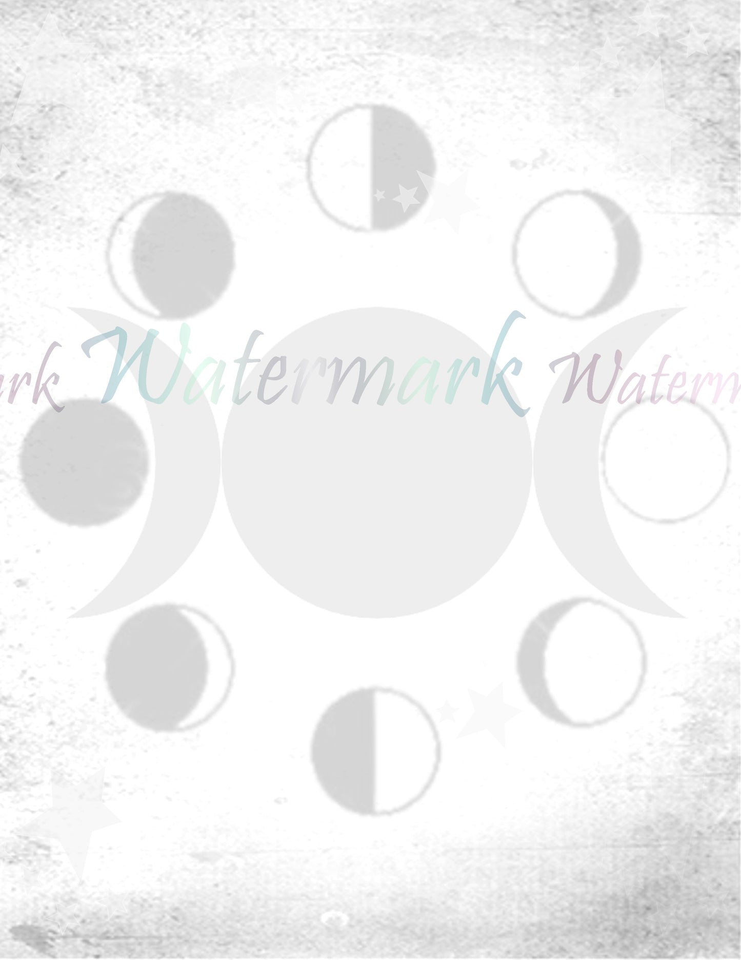 White Moon Phases