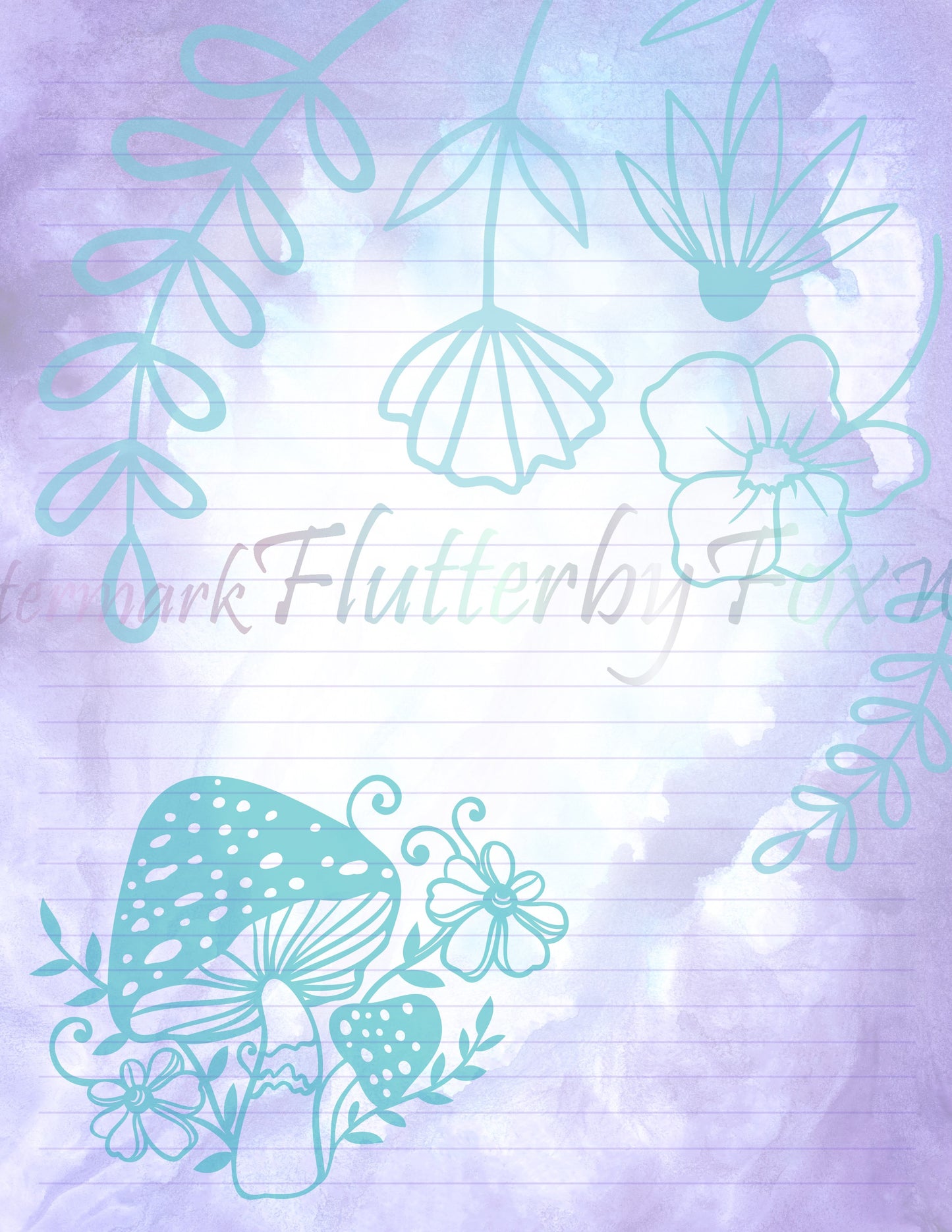 Teal Mushroom