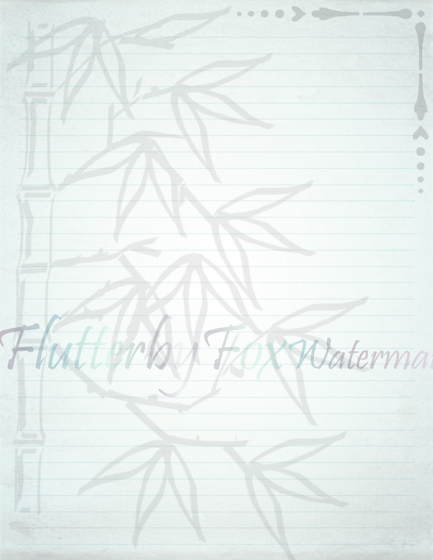 Teal Bamboo
