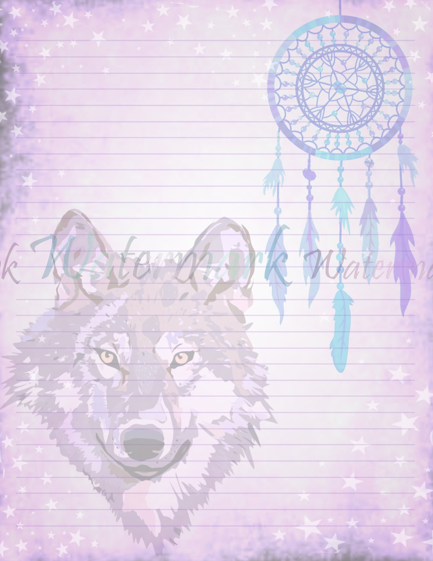 Dreamcatcher Wolf