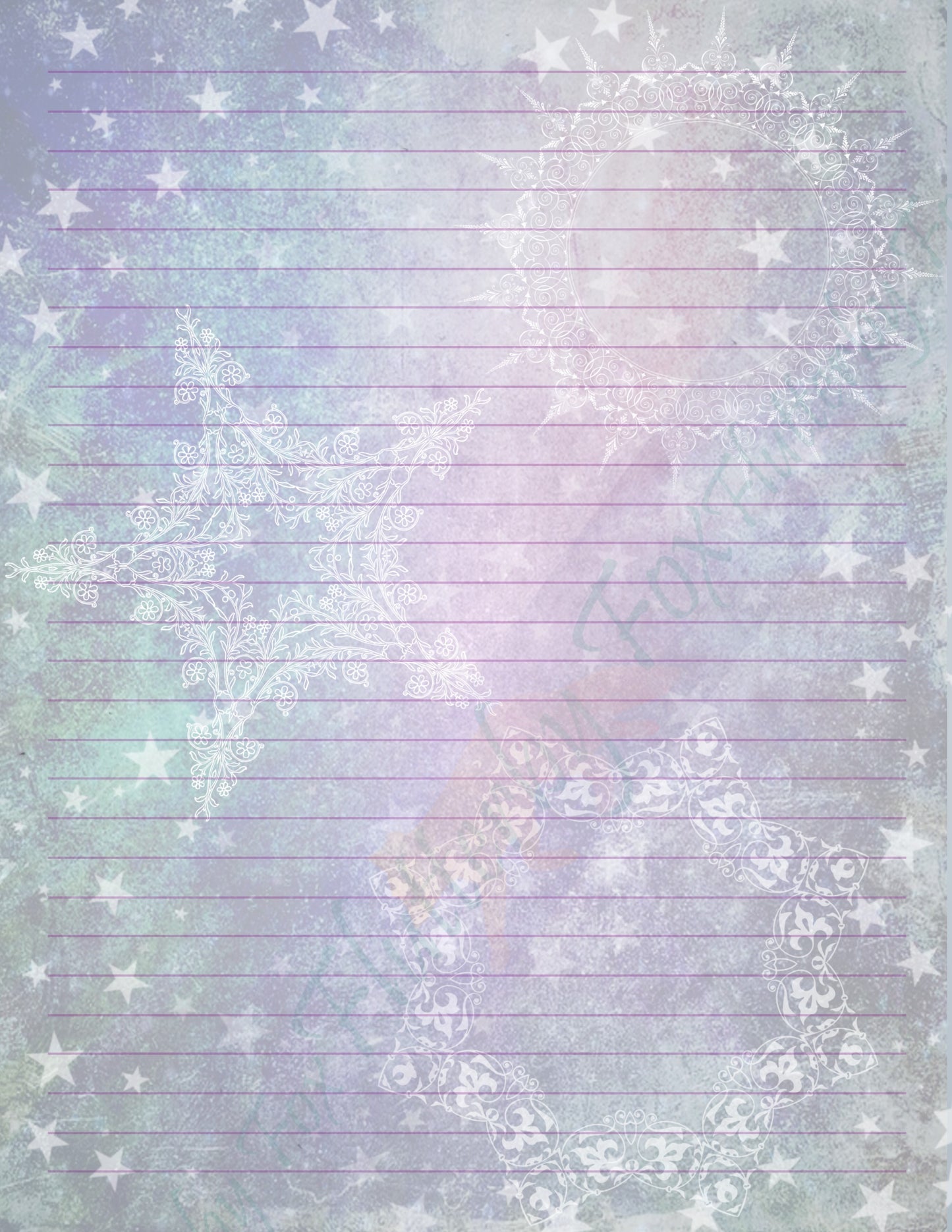 Astrology Writing Paper - Digital