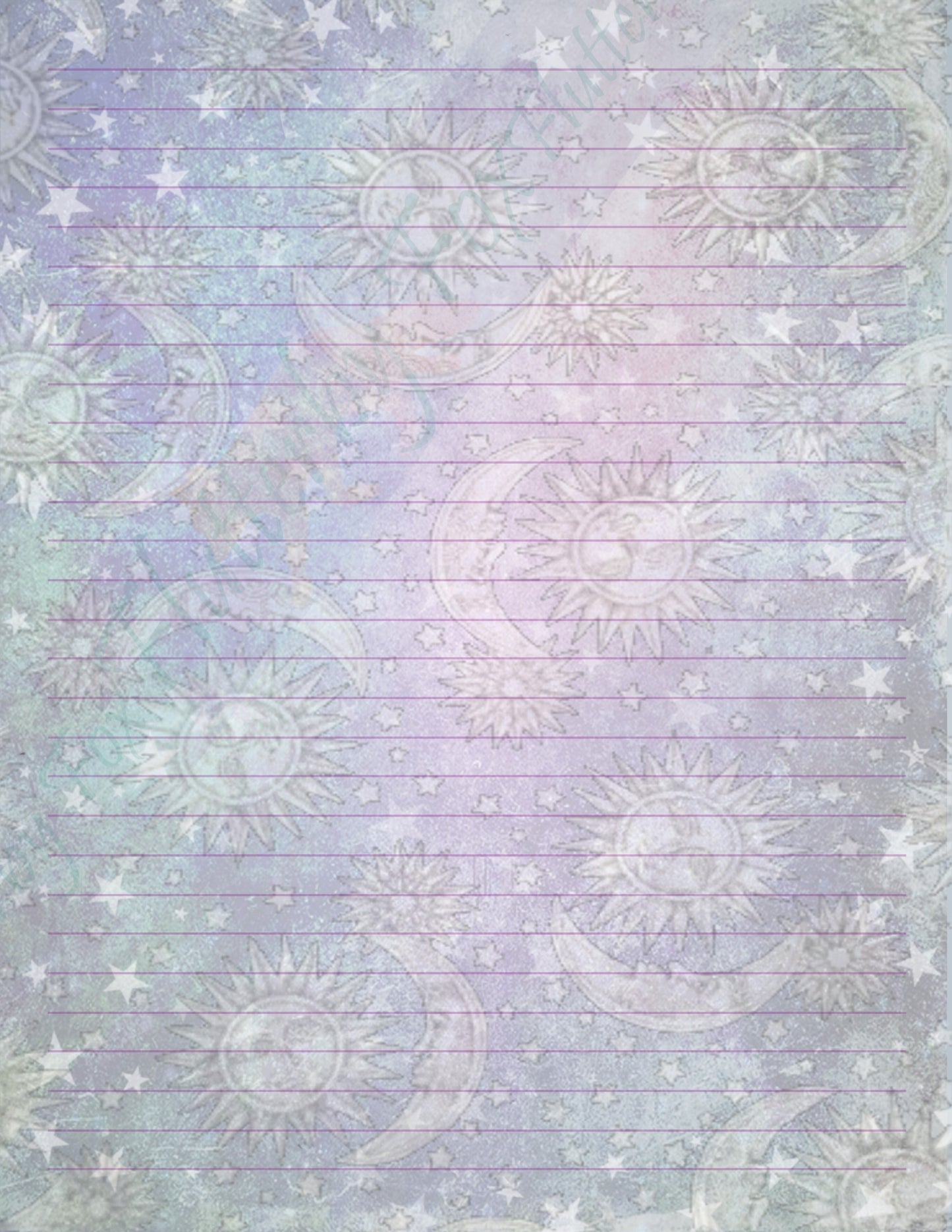 Astrology Writing Paper - Digital