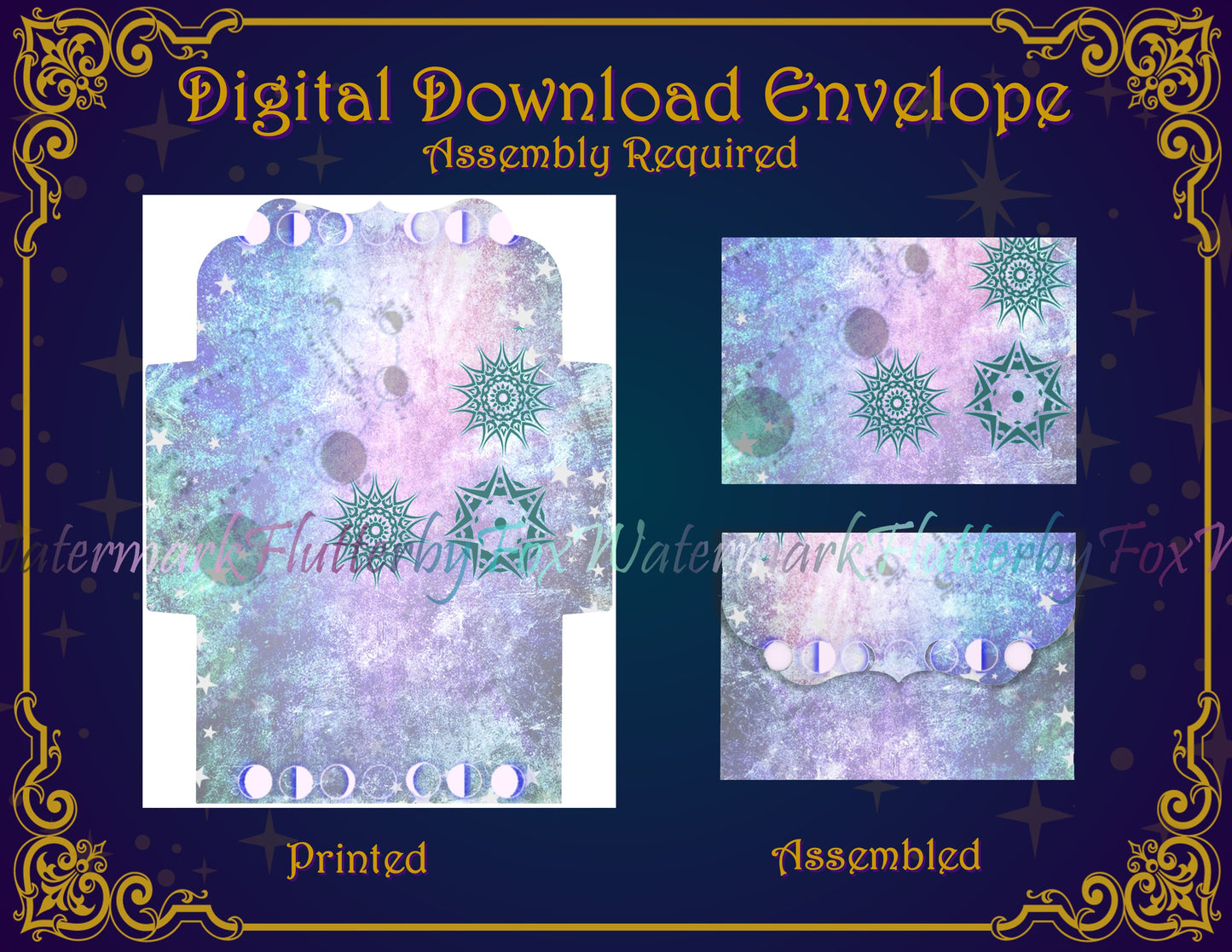 Celestial Envelope Set - Digital