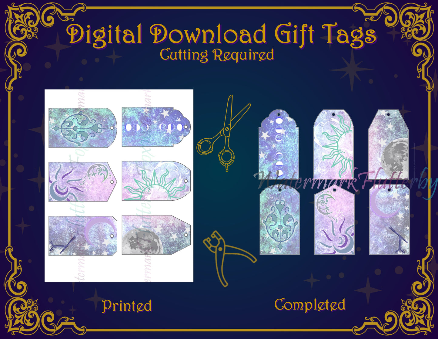 Astrology Gift Tags - Digital