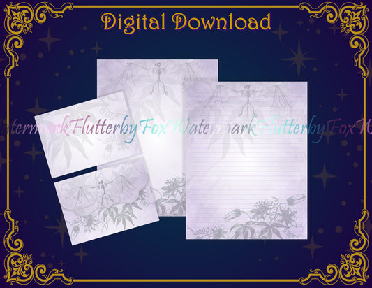 Bat Bones Stationery