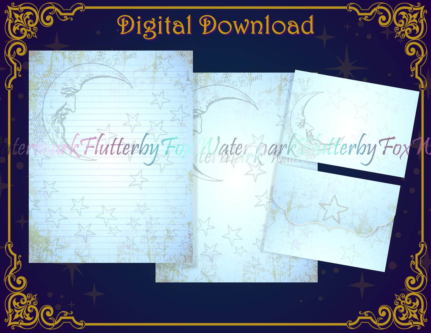 Blue Moon Stationery