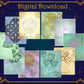 Celtic Junk Journal Pages - Digital