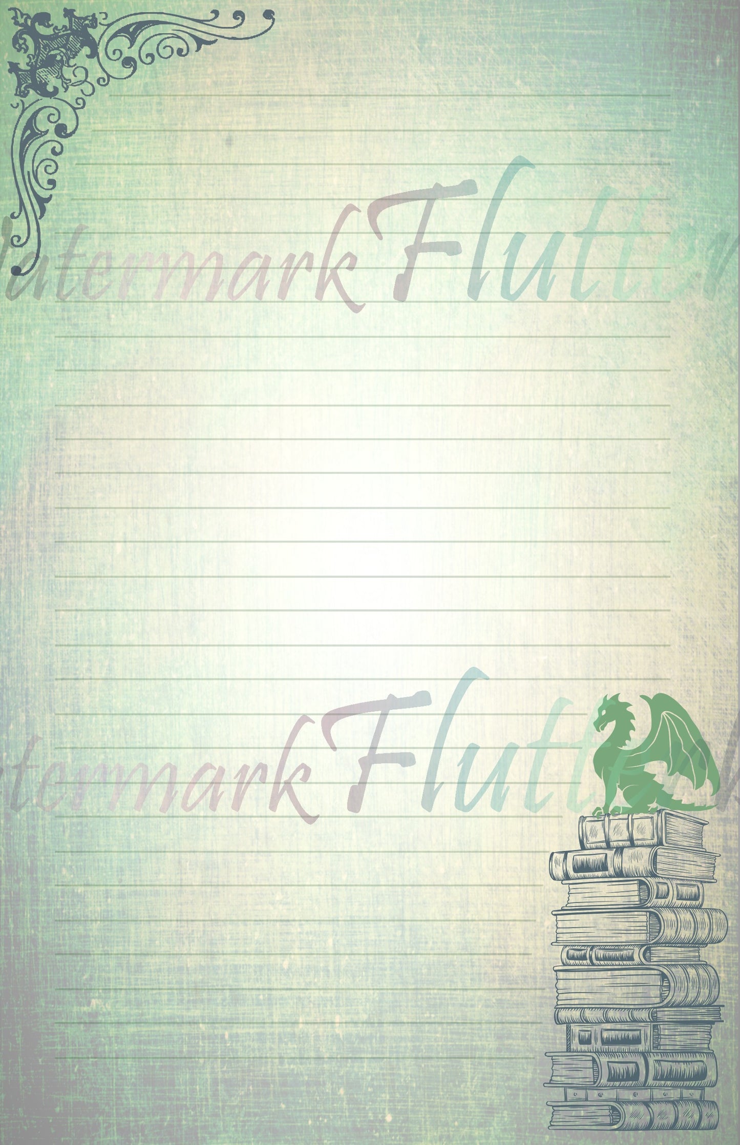 Dragon Books Half Sheet Set