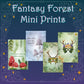 Fantasy Forest Mini Prints