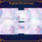 Floral Unicorn Stationery