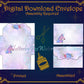 Floral Unicorn Stationery