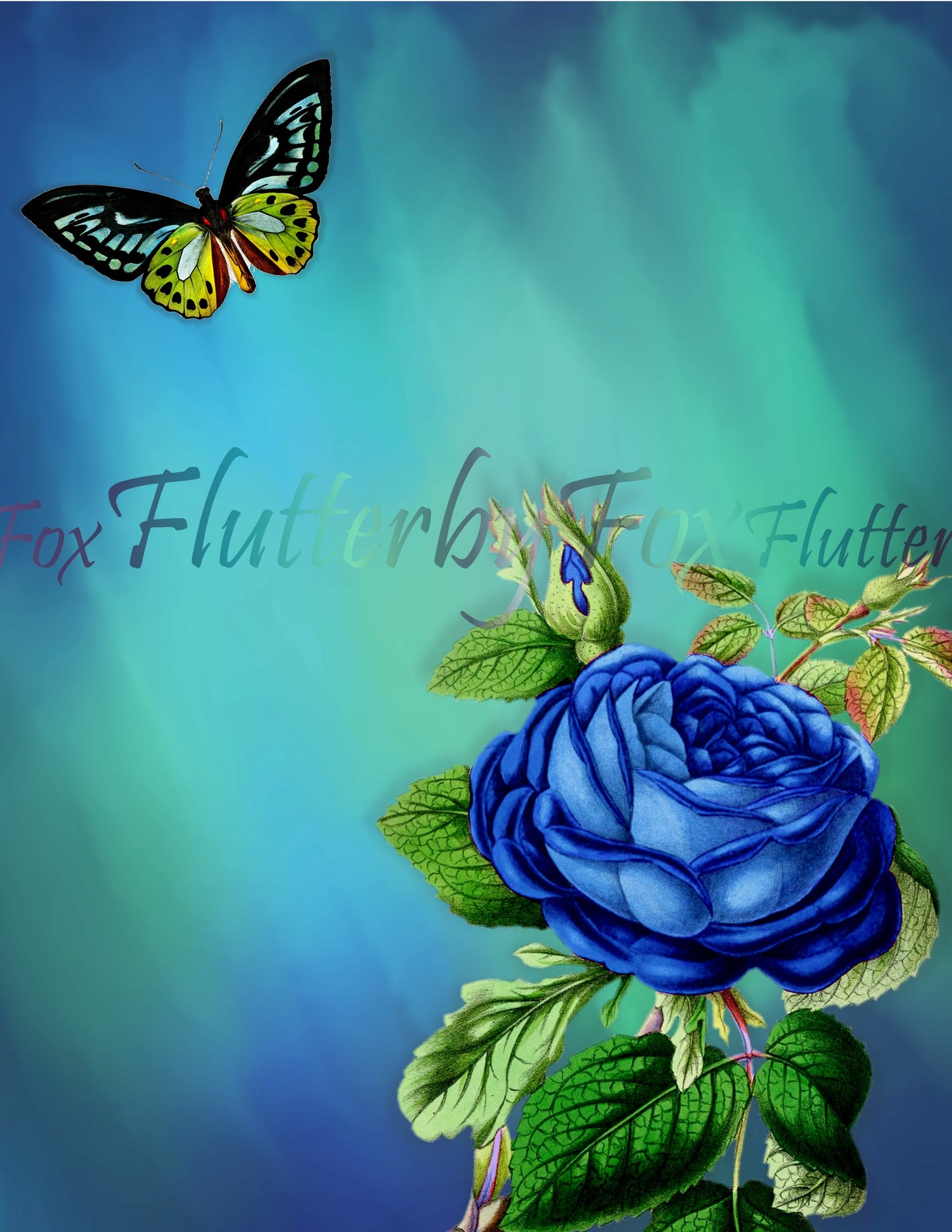 Butterfly Garden Junk Journal Pages - Digital