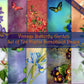 Butterfly Garden Scrapbook Pages - Digital