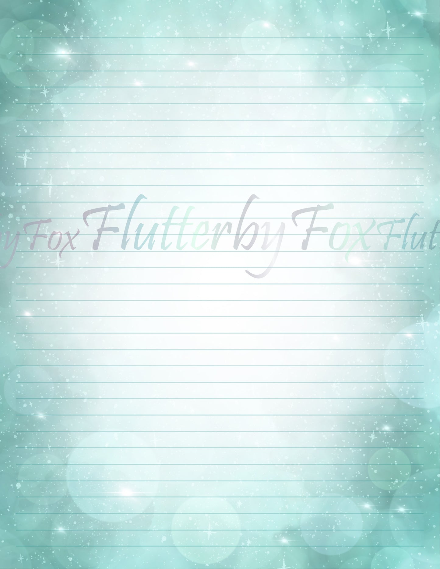 Galaxy Writing Paper - Digital
