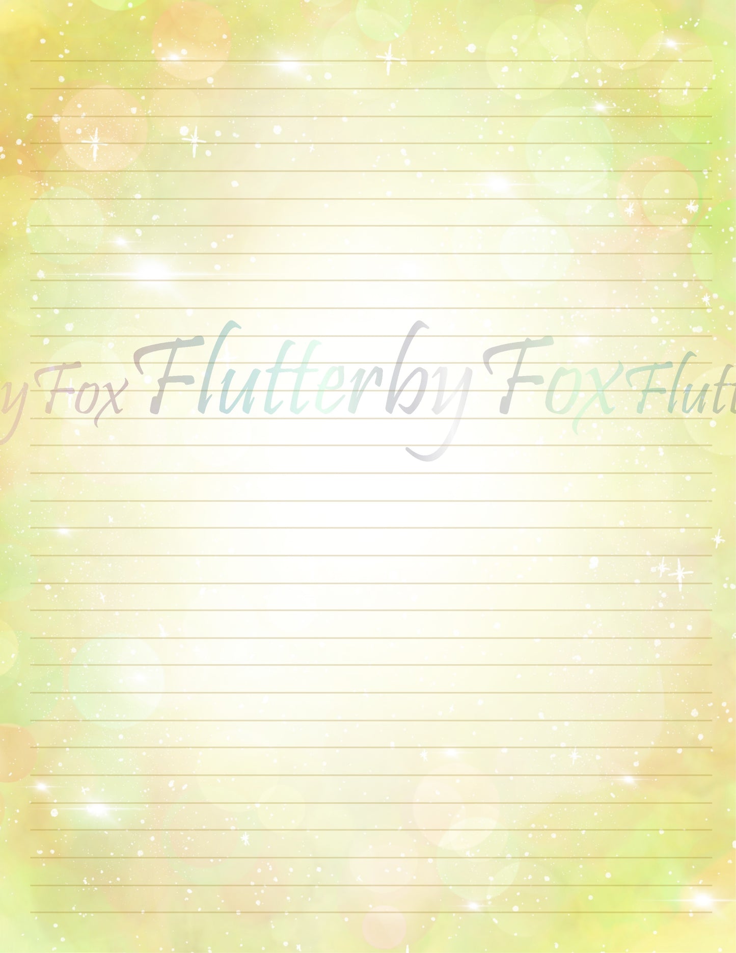 Galaxy Writing Paper - Digital
